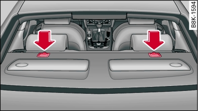 Coupé, respaldo del asiento trasero, detrás: Anclajes Top Tether